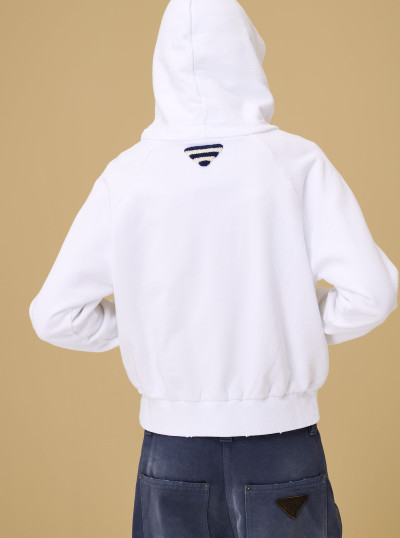 Cotton fleece hoodie 2