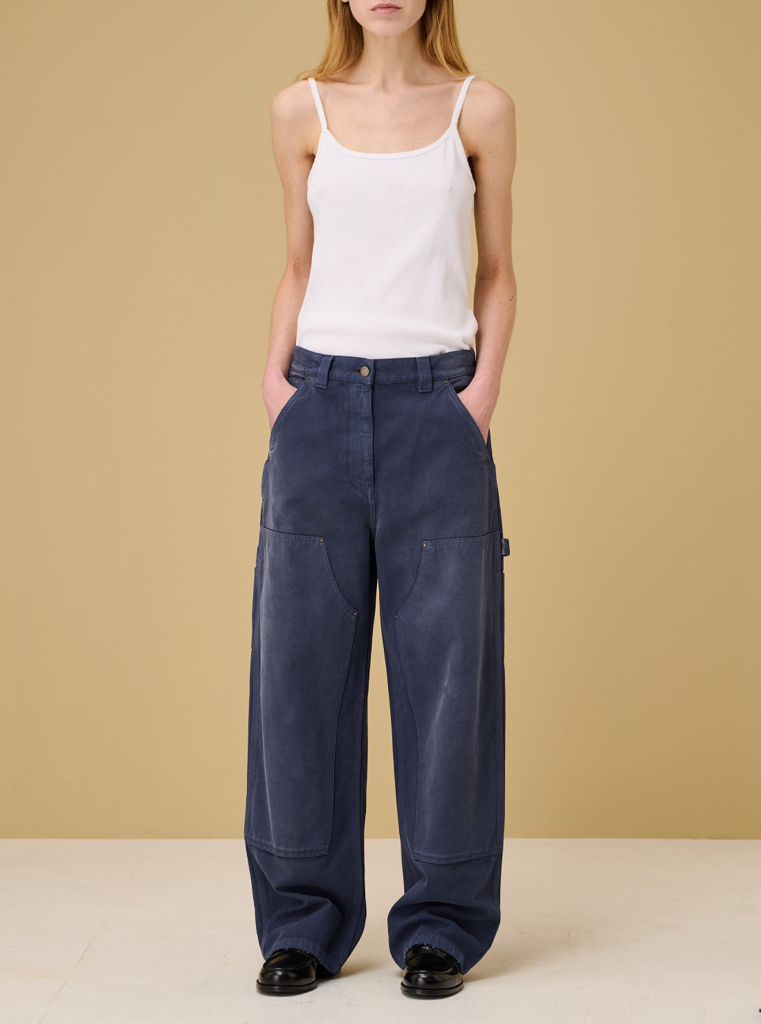 Pantalon cargo en toile