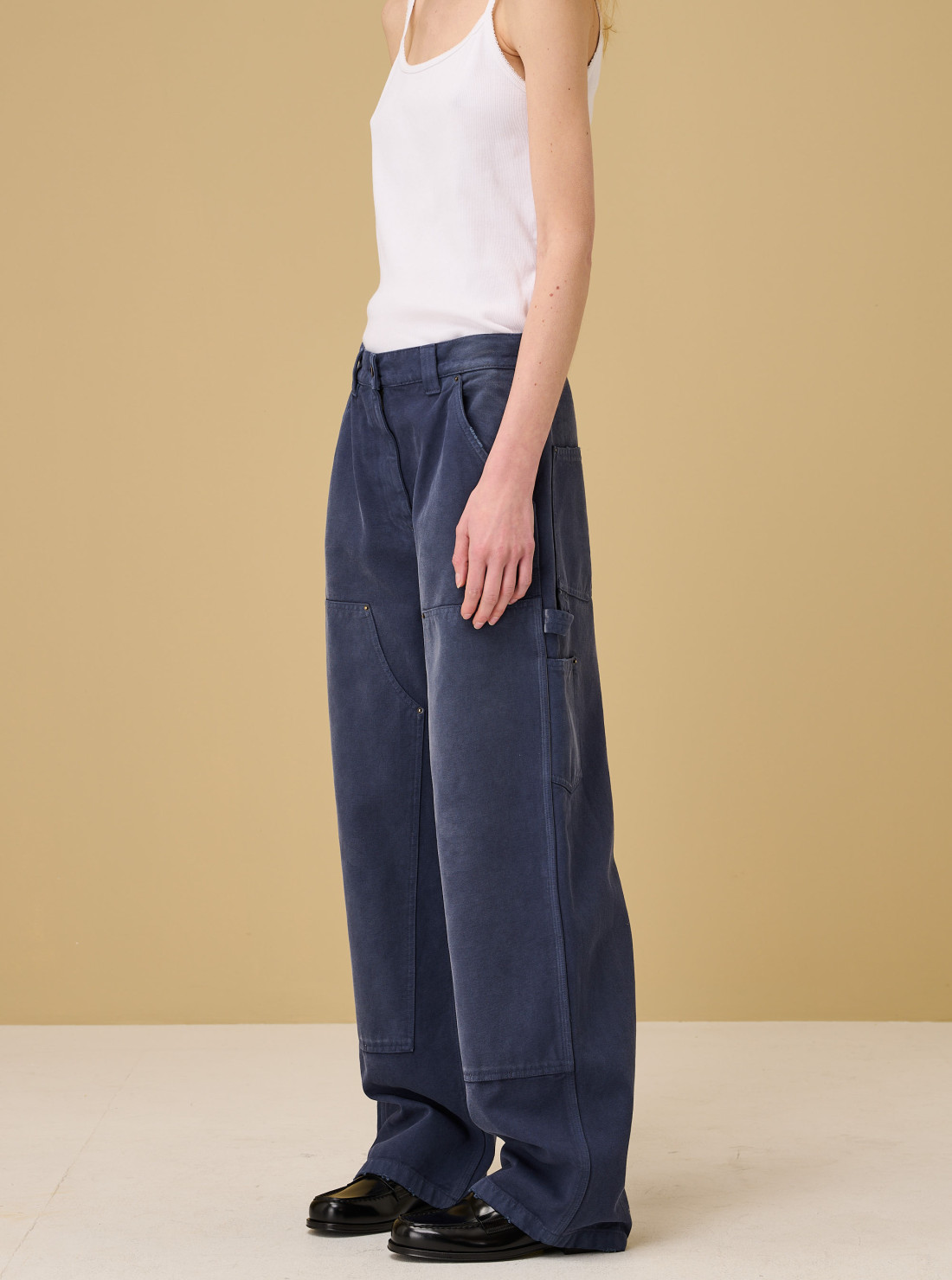 Pantalon cargo en toile