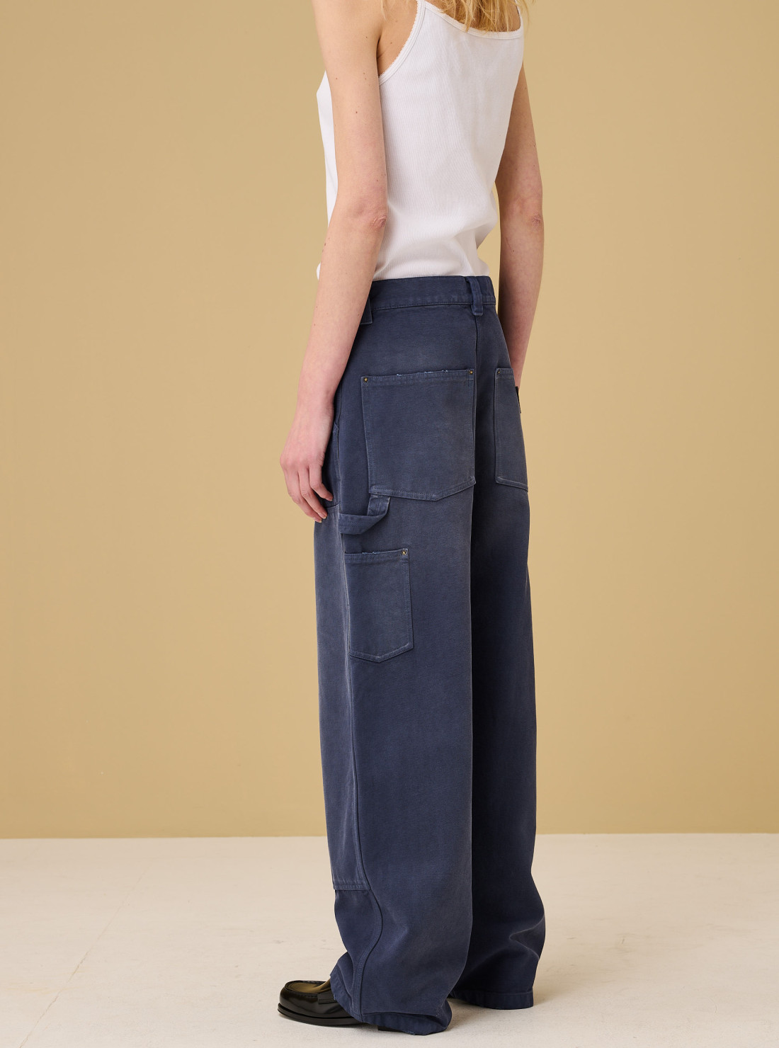 Canvas cargo pants