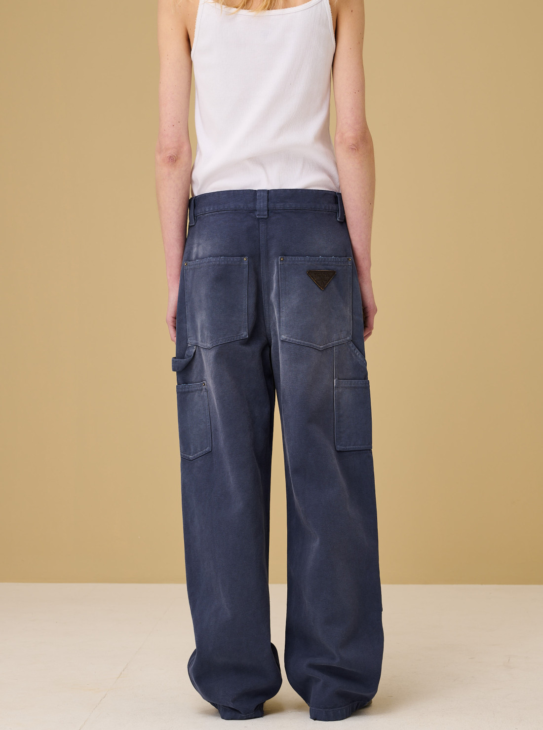 Pantalon cargo en toile