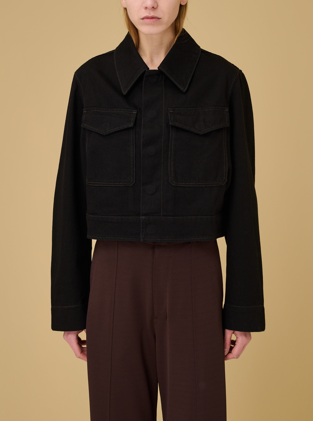 Veste courte à deux poches