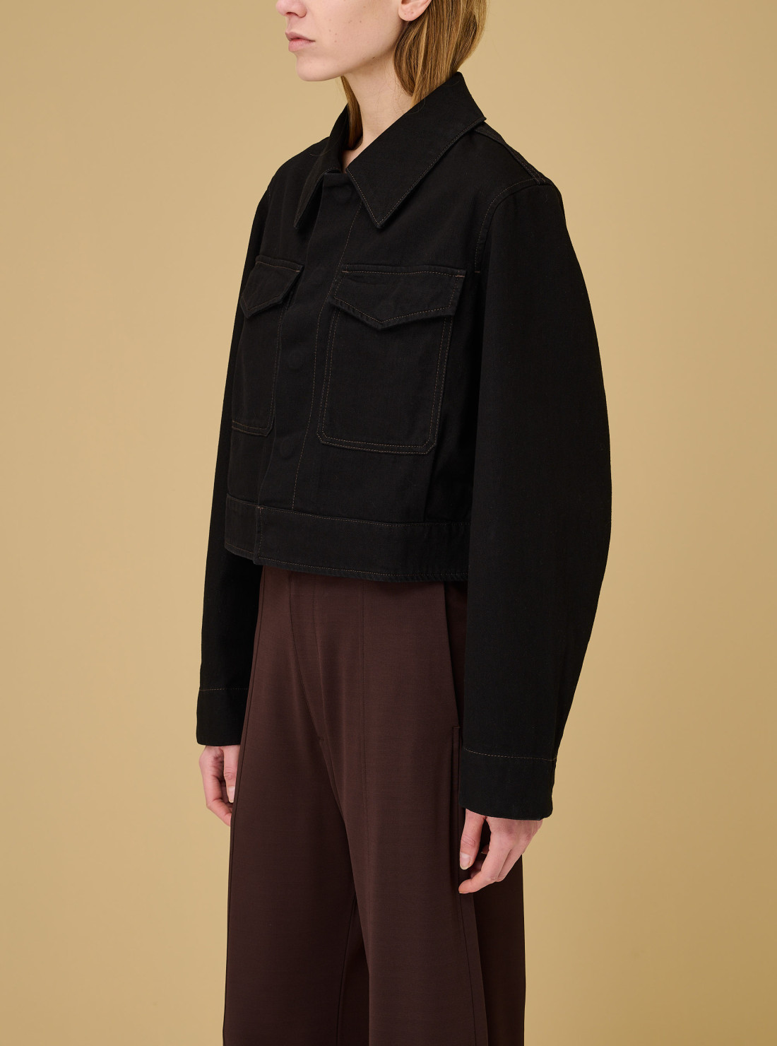 Veste courte à deux poches