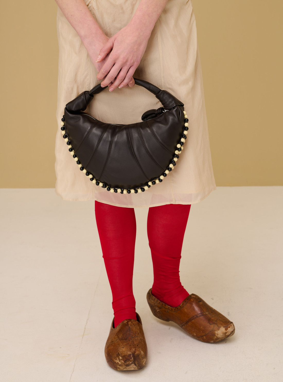 Mini fortune bag with beads