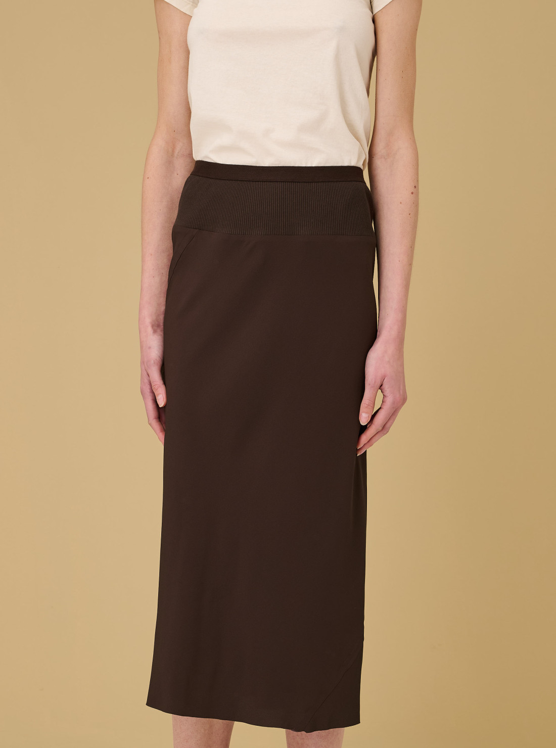 Knee Bias Skirt