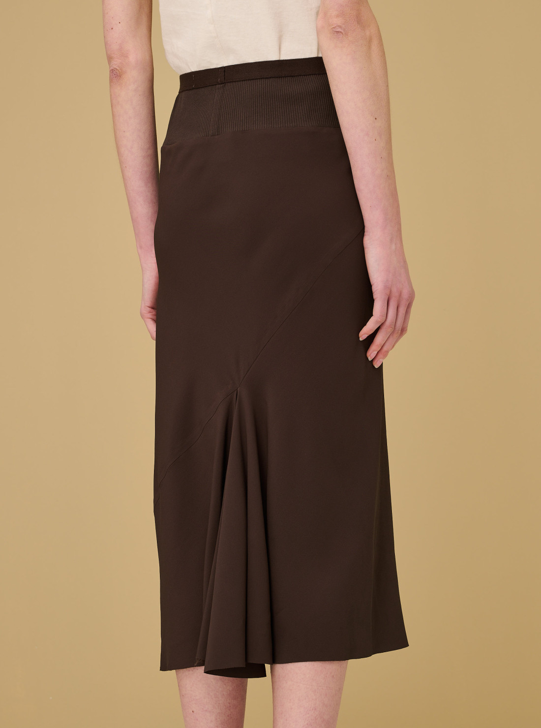 Knee Bias Skirt