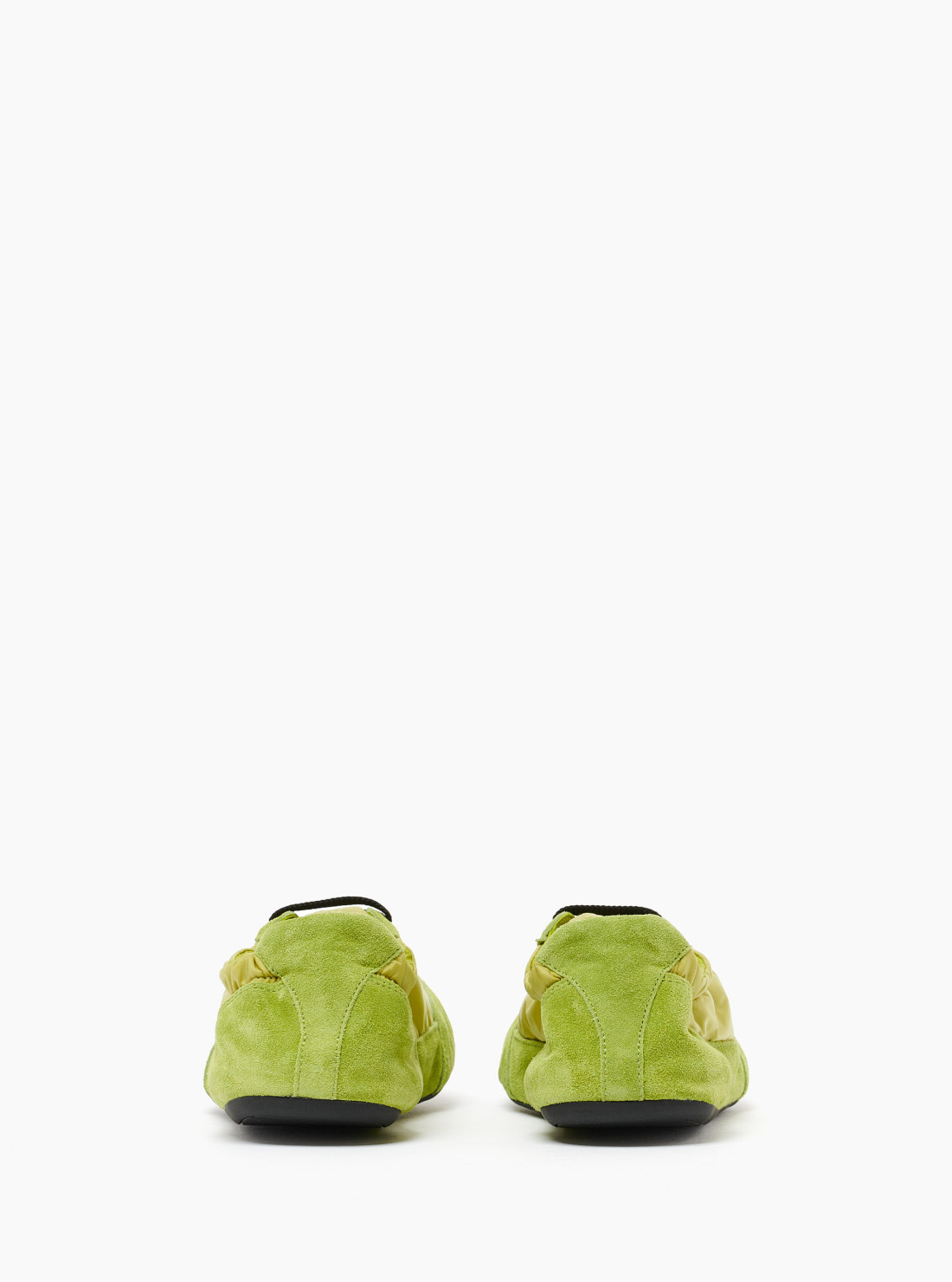 Collapse Re-Nylon and suede sneakers