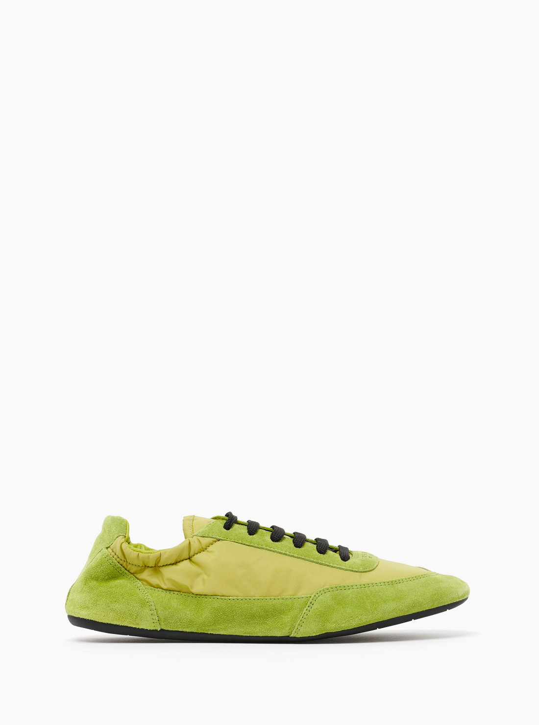 Collapse Re-Nylon and suede sneakers