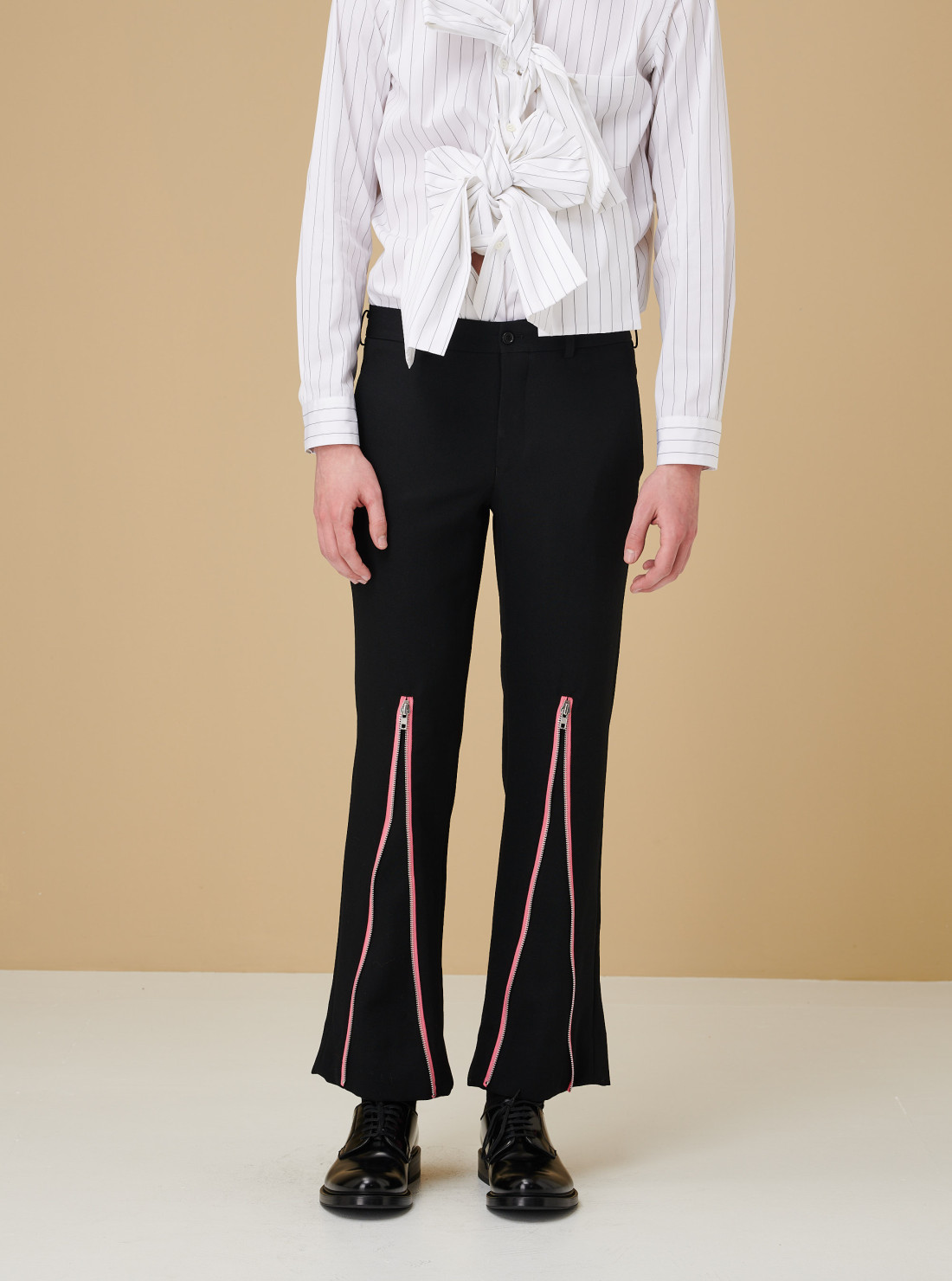 Zipped trousers