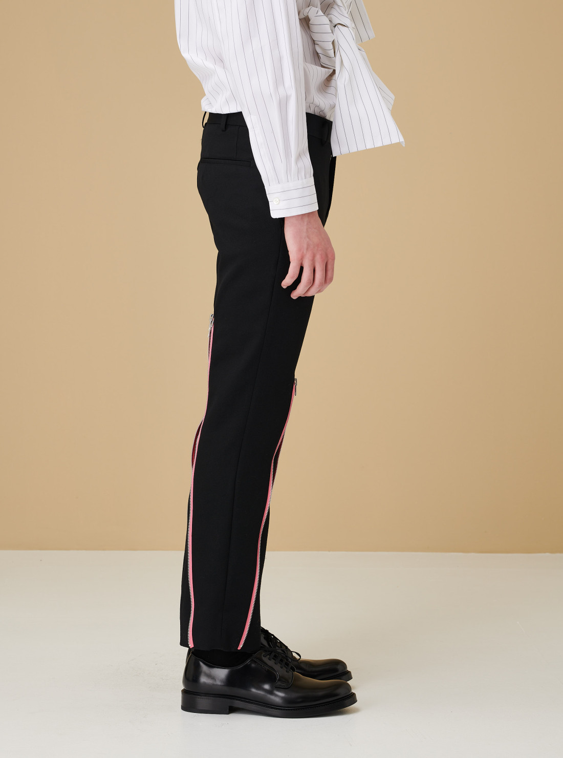 Zipped trousers