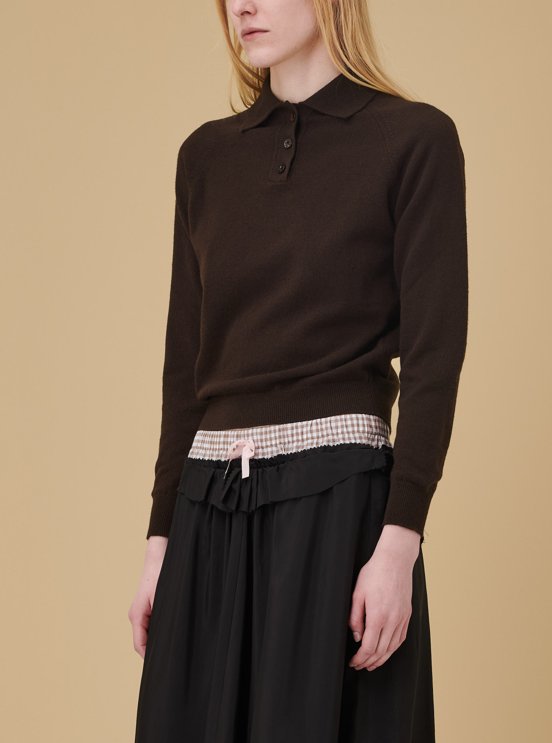 Wool polo