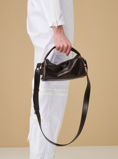 Sac à bandoulière en cuir nappa