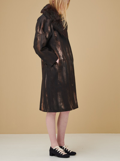 Coat With Fur Collar 2