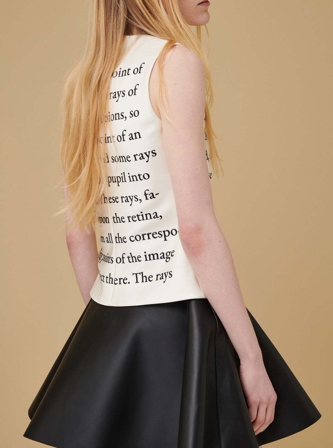 Bias Cut Sleeveless Top