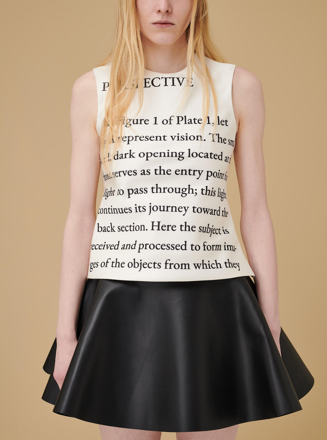 Bias Cut Sleeveless Top