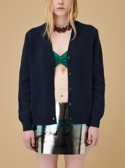 Cardigan en laine