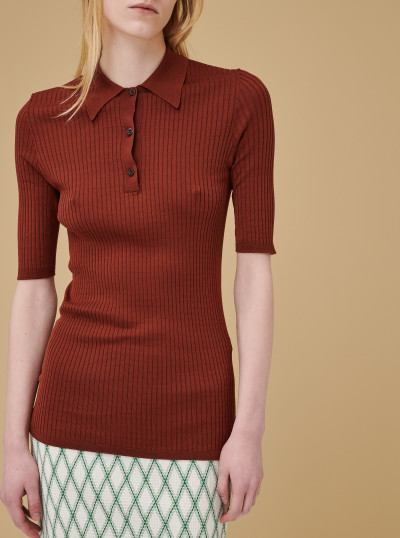Polo côtelé