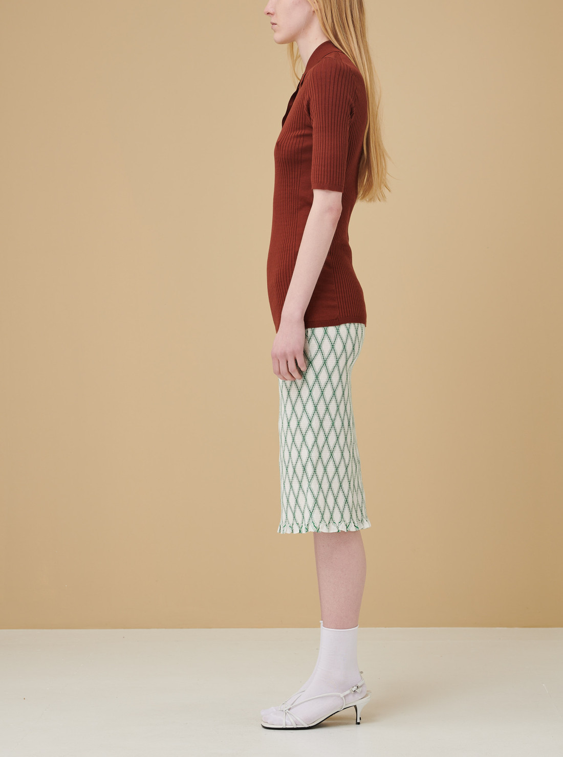 Ribbed polo