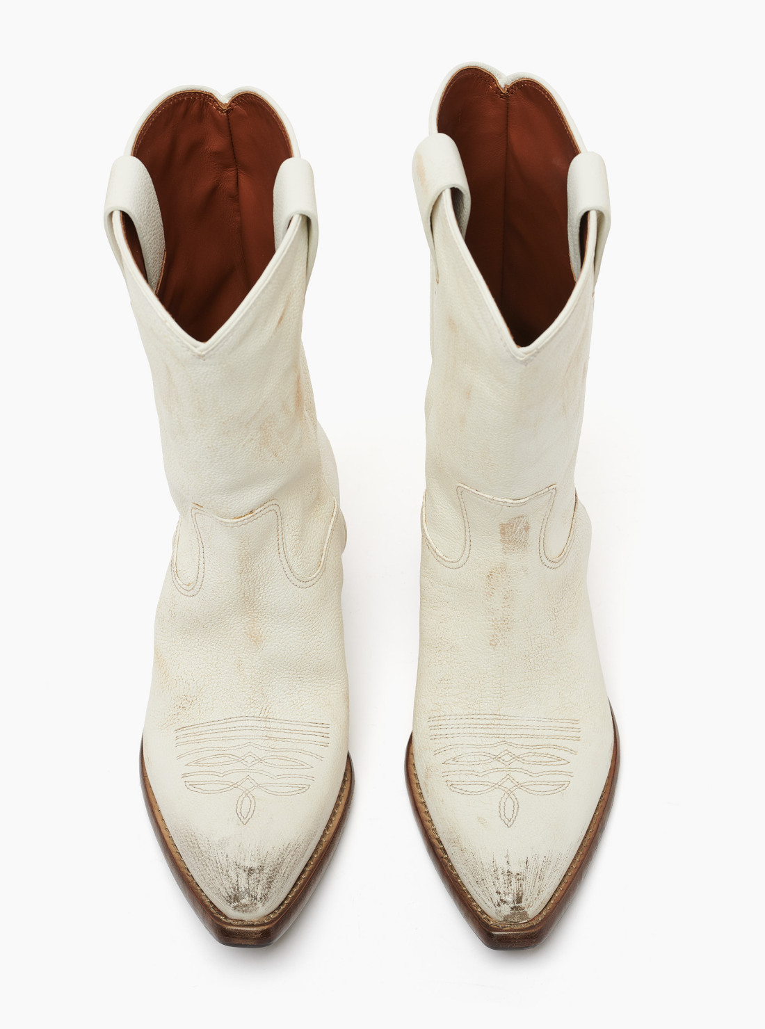 Leather boots