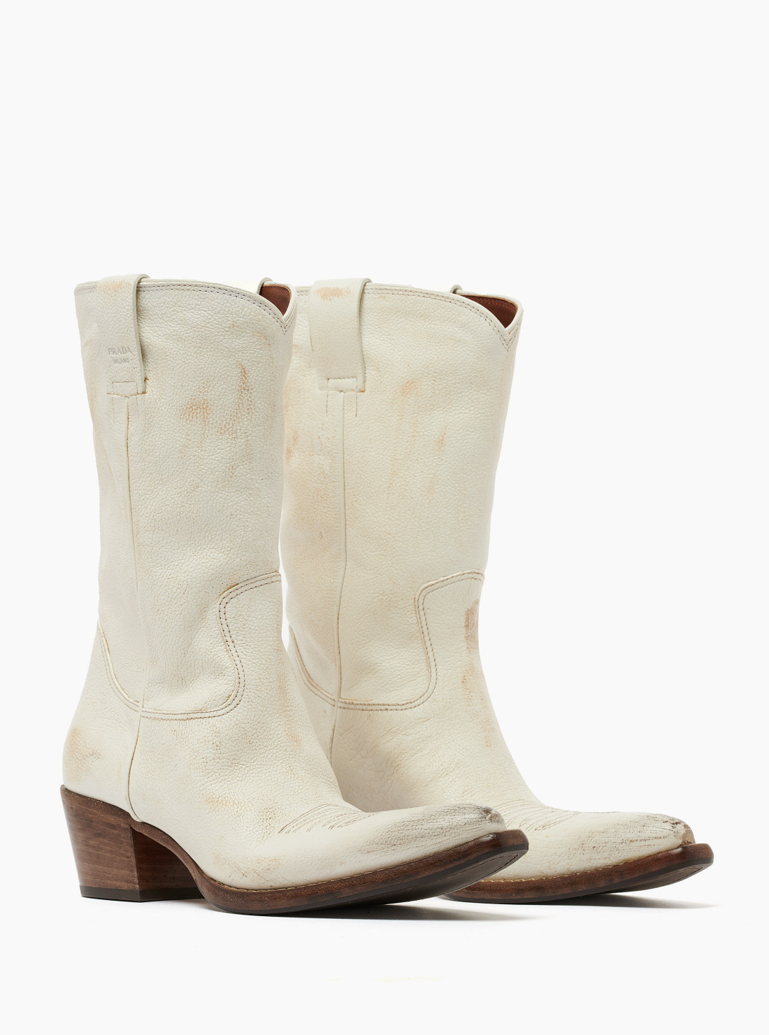 Leather boots