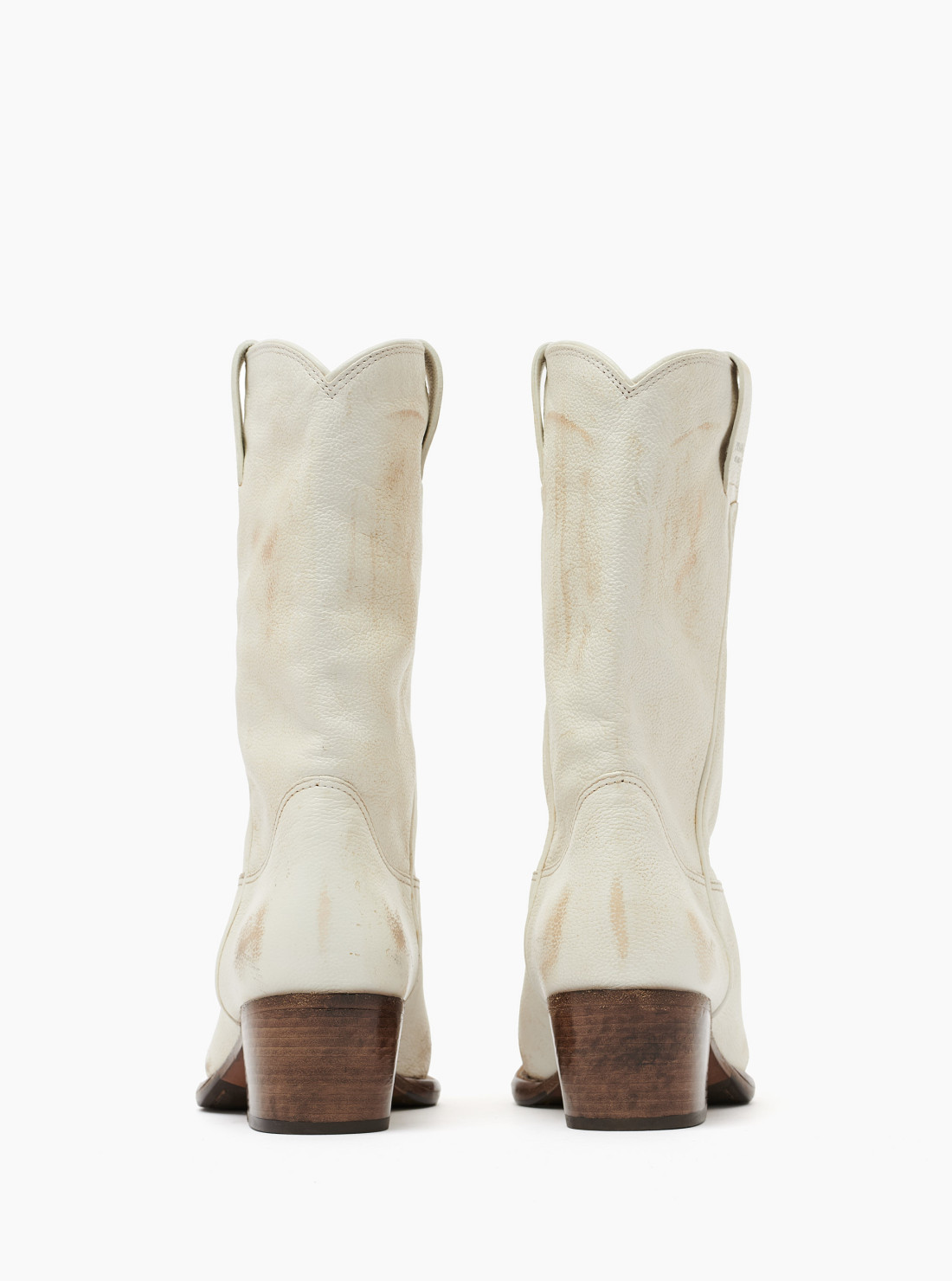 Leather boots