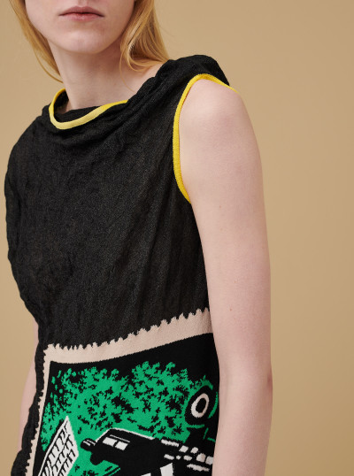 Robe satellite en maille 2