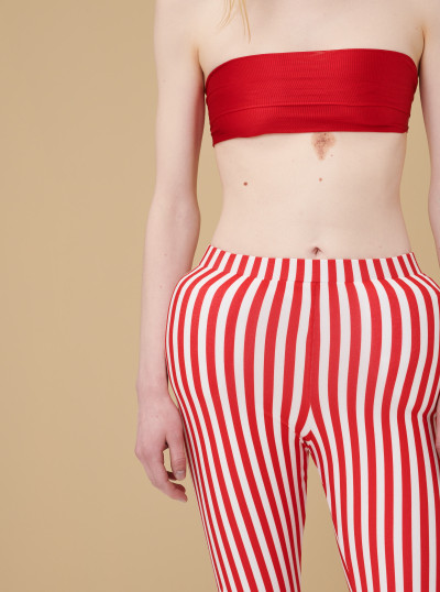 Legging rayé asymétrique 2