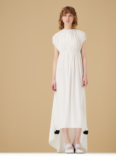 Robe fuseau froncée 2