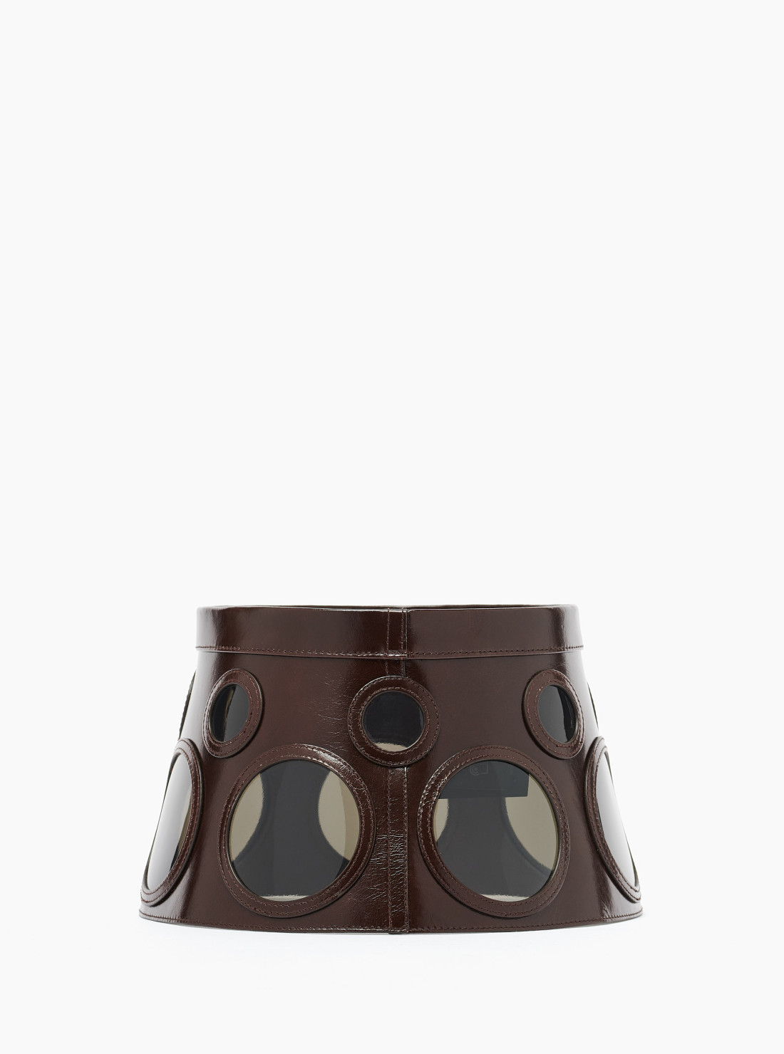 Visiere en cuir