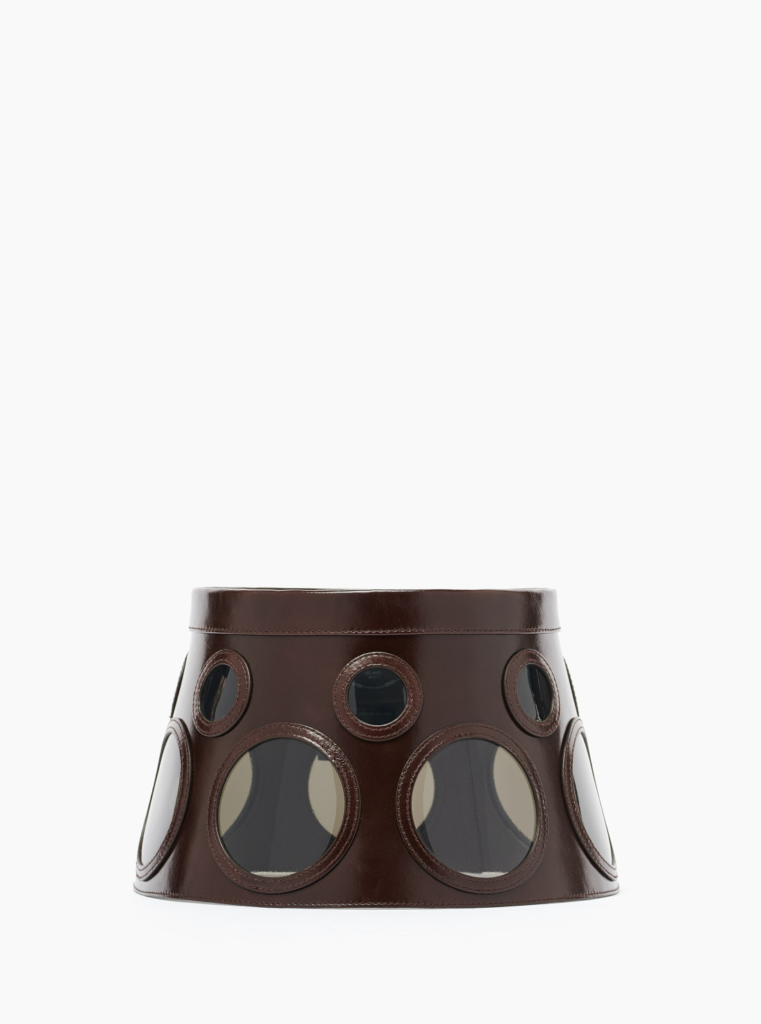 Visiere en cuir