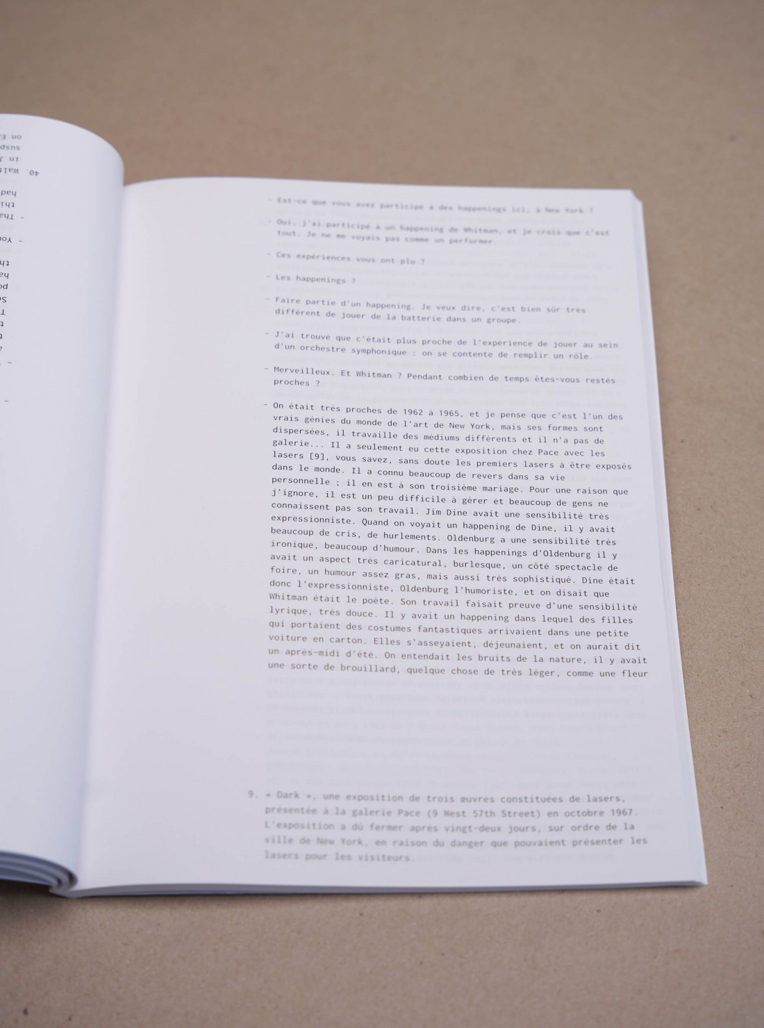Walter De Maria / Interview with Paul...