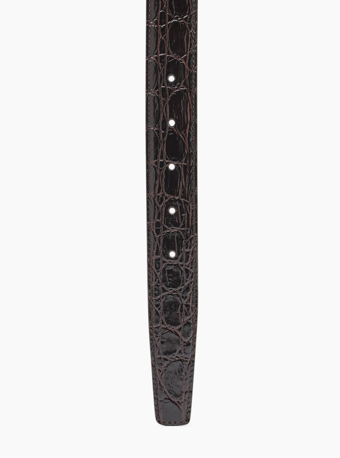 Ceinture réversible en cuir embossé...