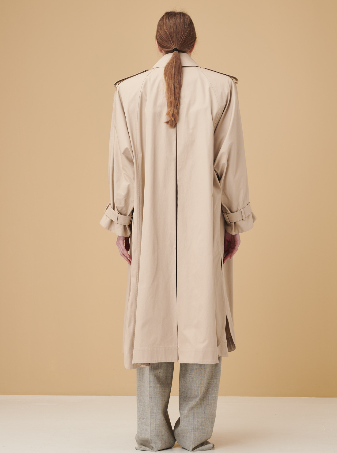Trench en sergé de cotton