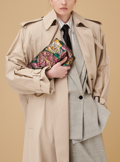 Cape trench coat in cotton... 2