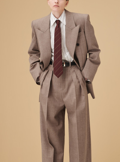 Veste en toile de laine