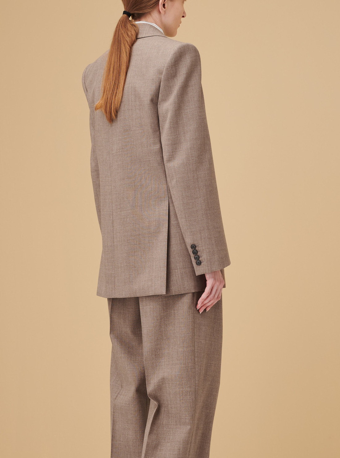 Veste en toile de laine