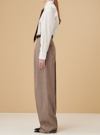 Pantalon ample en toile de... 2