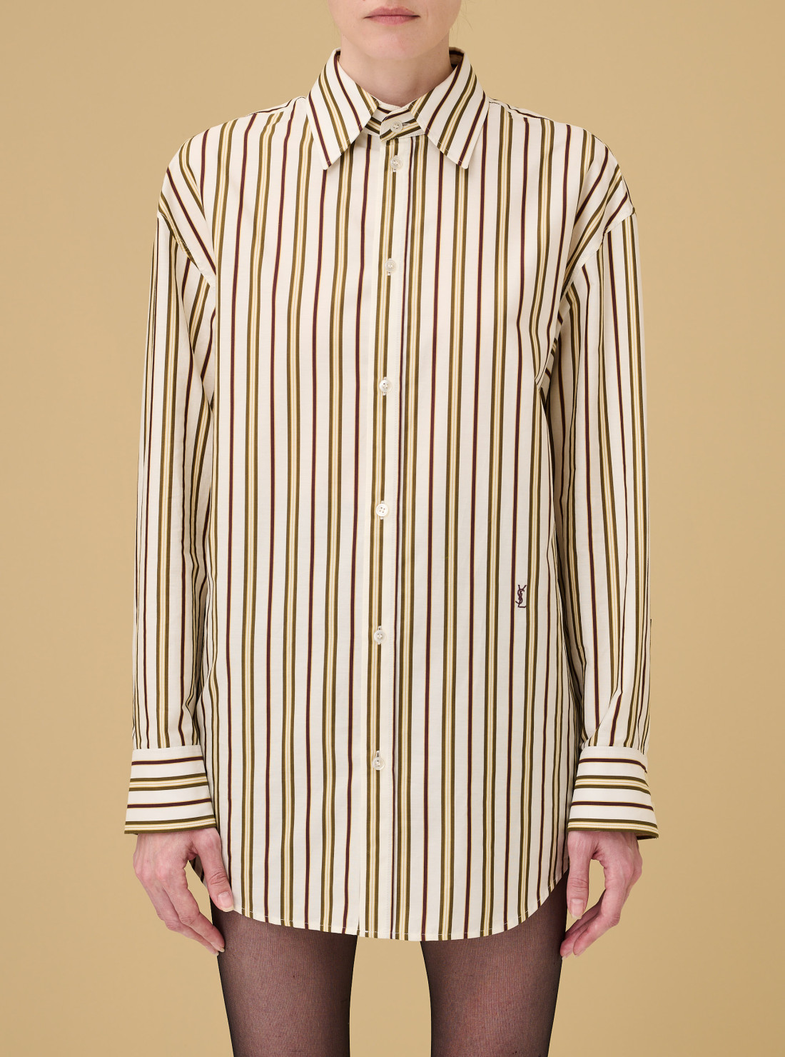 Chemise Cassandre en popeline à rayures