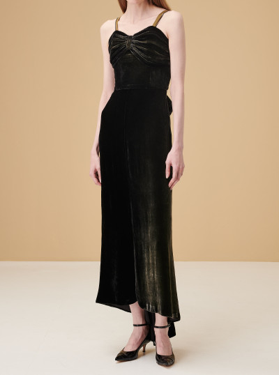 Silk maxi dress