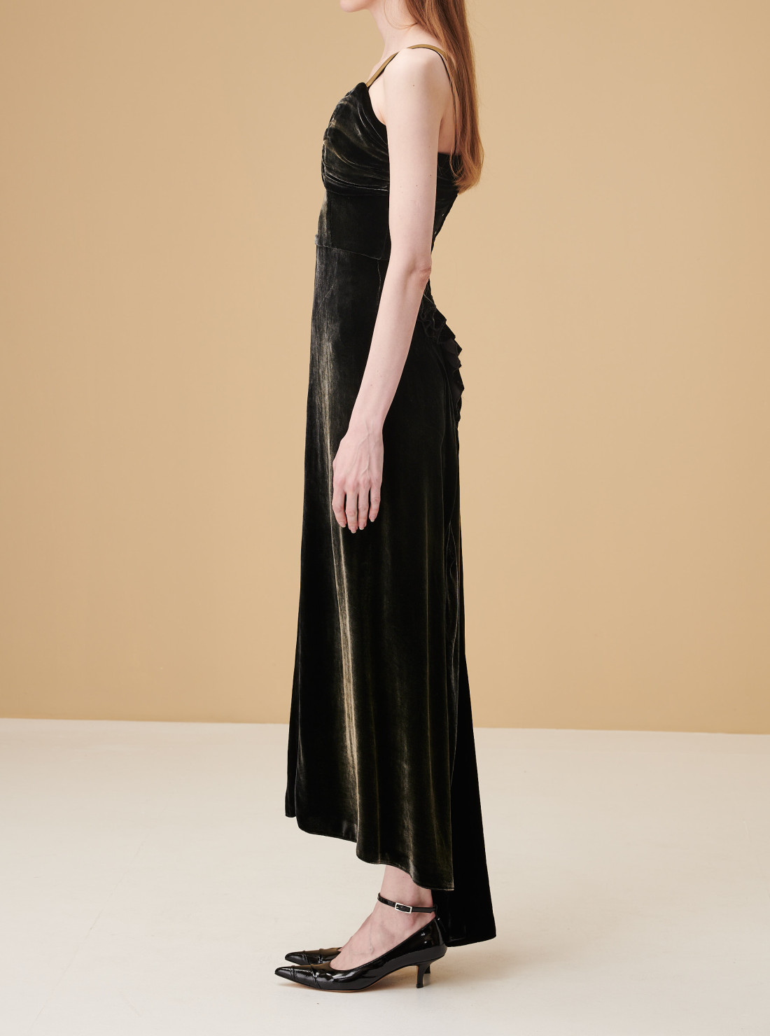 Silk maxi dress