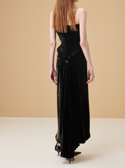 Silk maxi dress 2