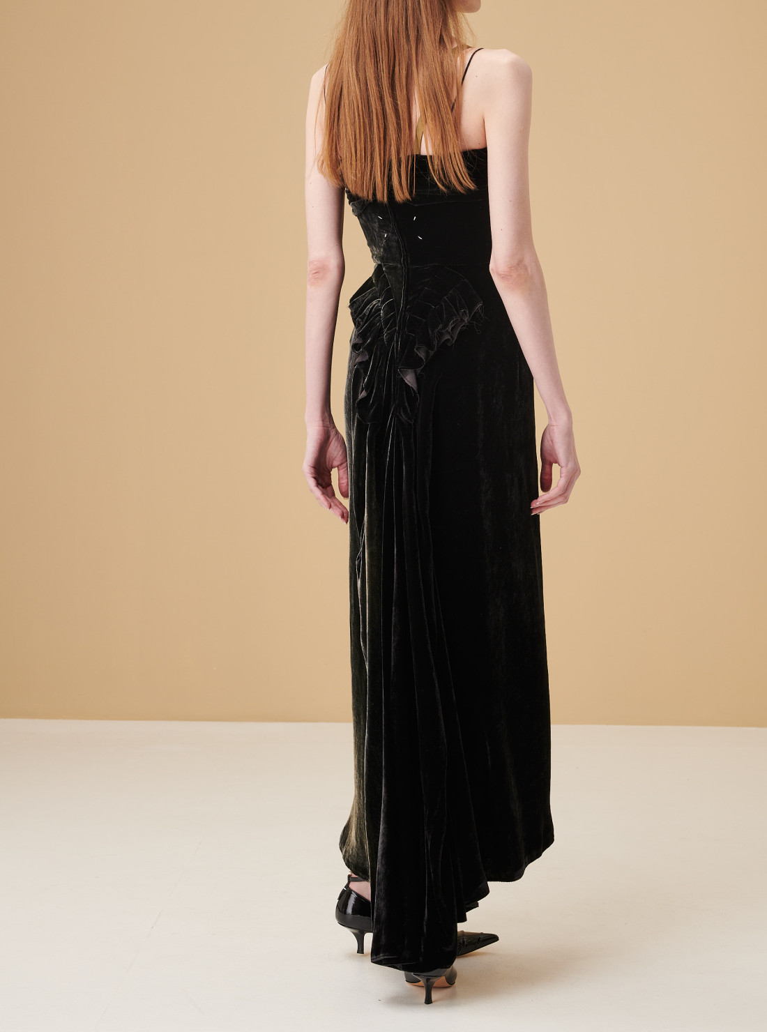 Silk maxi dress