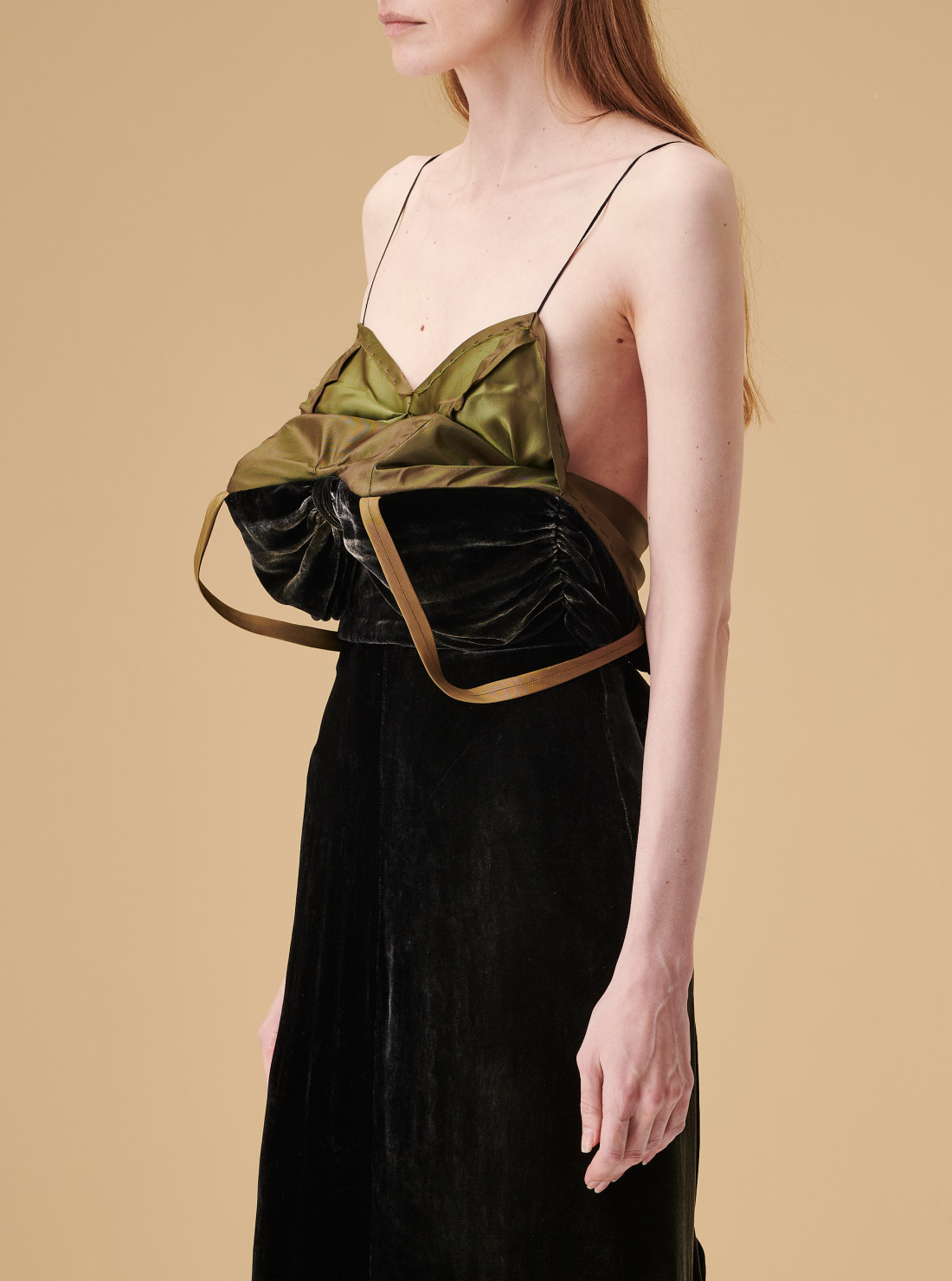 Silk maxi dress