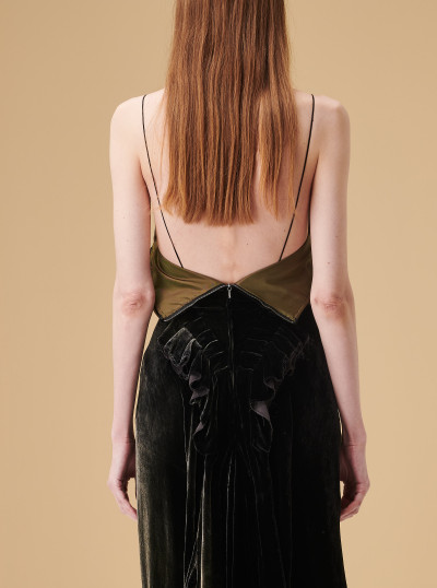 Silk maxi dress 2