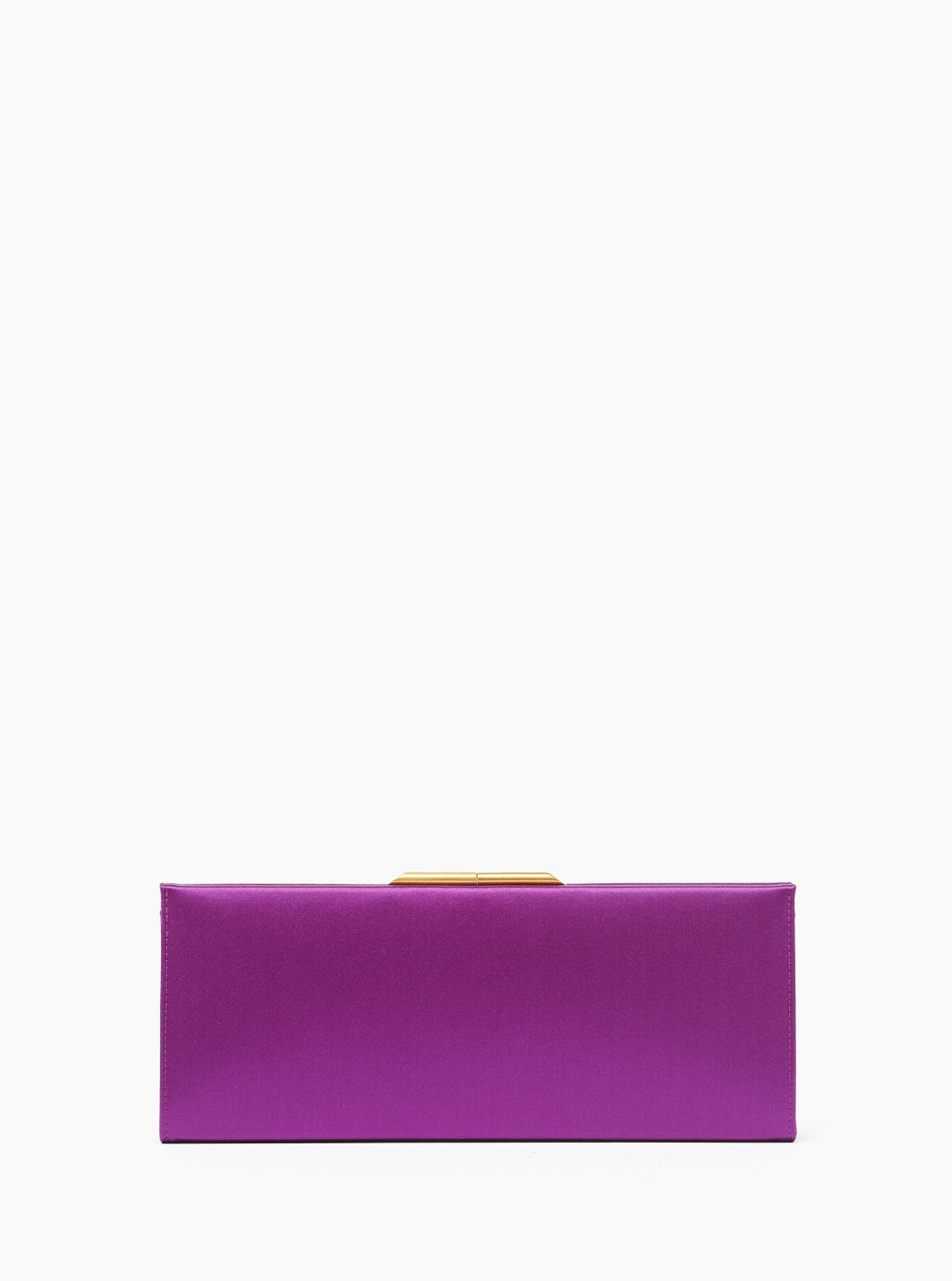 Midnight small clutch in satin