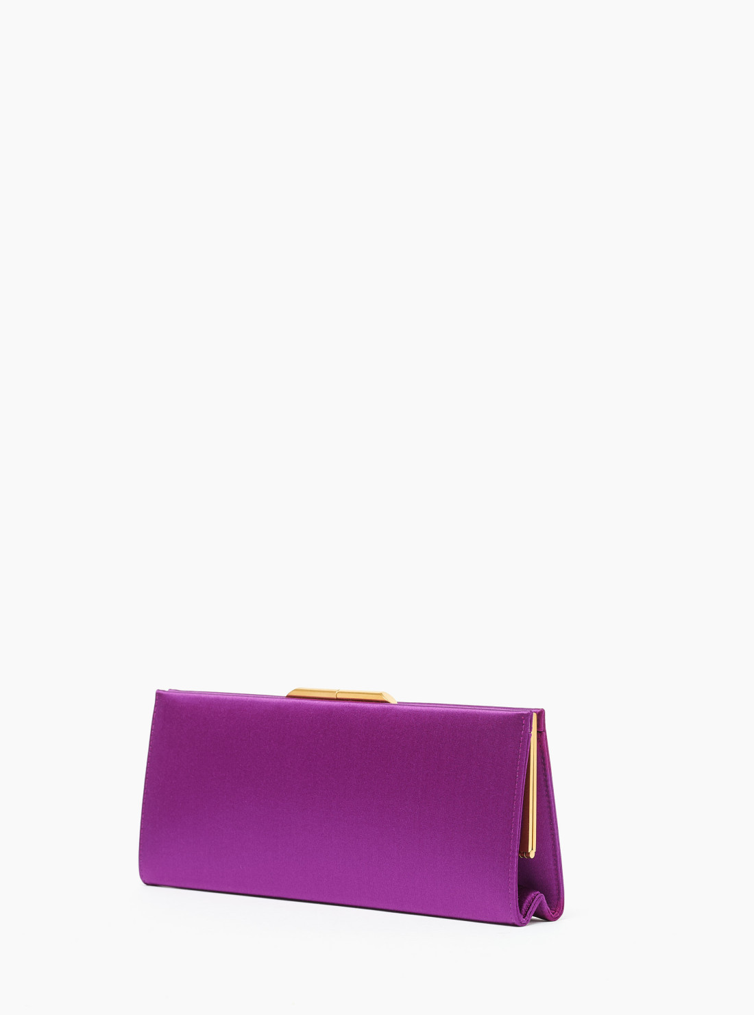 Midnight small clutch in satin