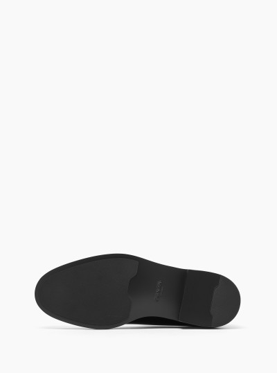 Brushed leather derby shoes 2