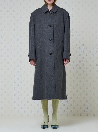 Manteau droit en double... 2