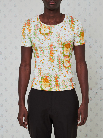 T-shirt en coton imprimé...