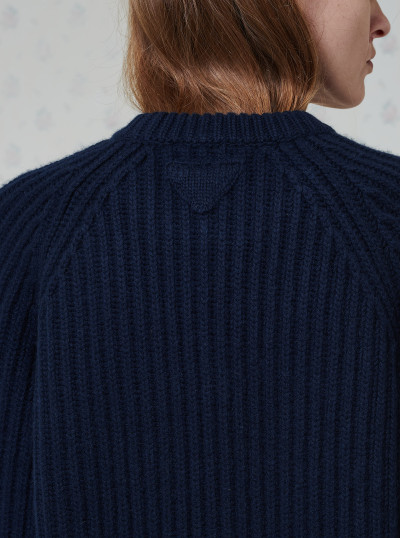 Pull à col rond en laine et... 2
